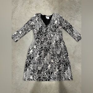 HD in Paris snakeskin dress. Size small